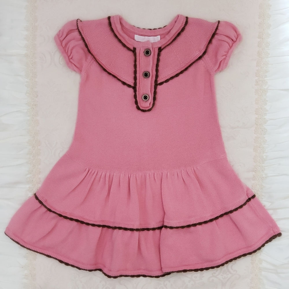 Janie and Jack Cotton Knitted Dress 12-18m